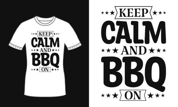 Bbq Quote Black Svg Typography T Shirt Graphics and Print Templates