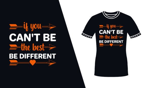 Be Different Orange Typography T Shirt: Graphics & Print Templates Review