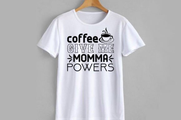 Coffee T-shirt Design 2Color Concepts for Graphics and T-Shirt Designs