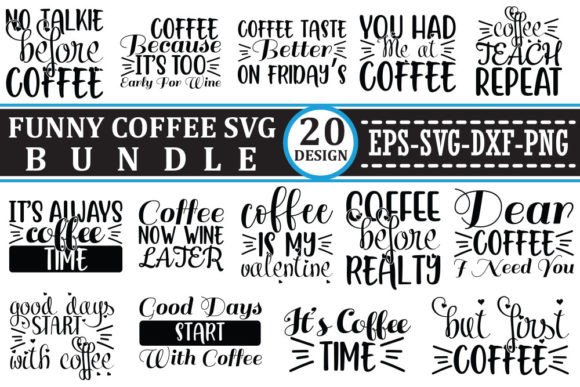 Funny Coffee Designs Bundle Review