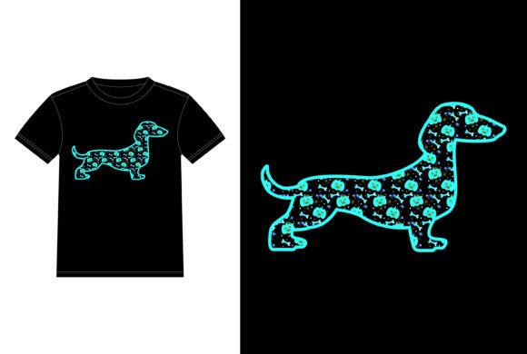 Funny Dachshund Dog Gift for Halloween Graphics and T-Shirt Designs