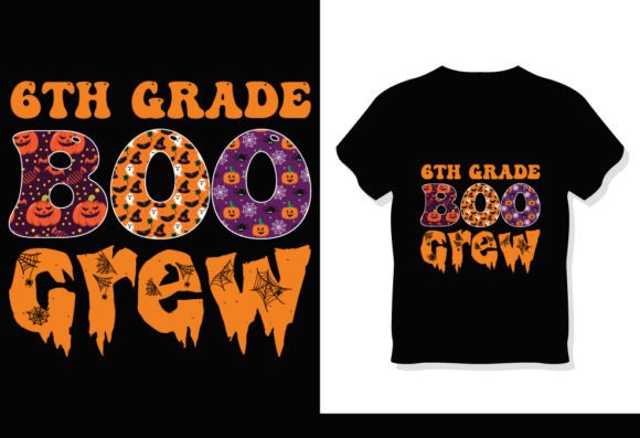 Funny Halloween Boo Crew Teacher T-Shirt Graphics and T-Shirt Designs Review