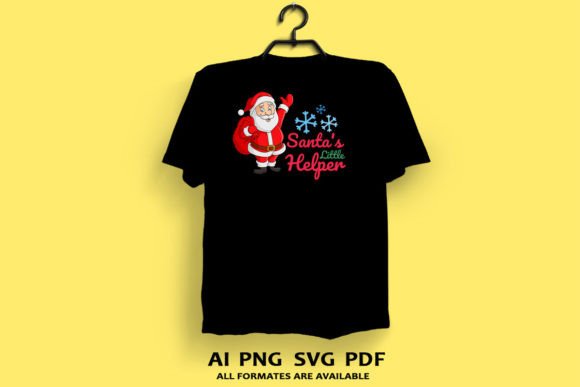 Funny Santa T-shirt Design Graphics for Creators