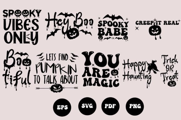 Happy Halloween, Funny Halloween Saying Graphics for T-Shirt Designs