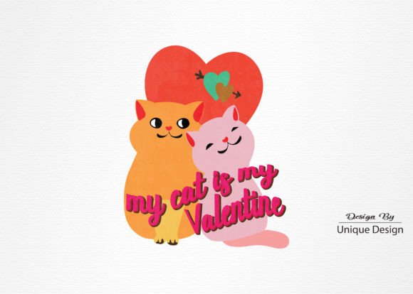 My Cat is My Valentine Sublimation Graphics and T-Shirt Designs Review