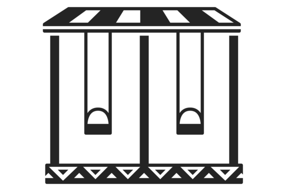 Swing Ride Icon: Graphics & Illustrations for Outdoor Fun