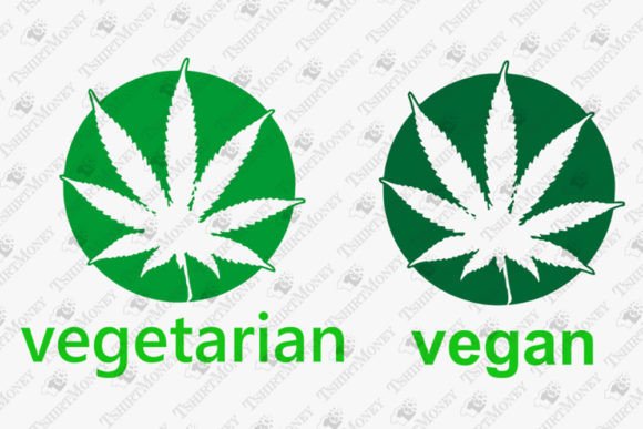 Weed Vegetarian Vegan Funny Pot Smoker Graphics and T-Shirt Designs Review